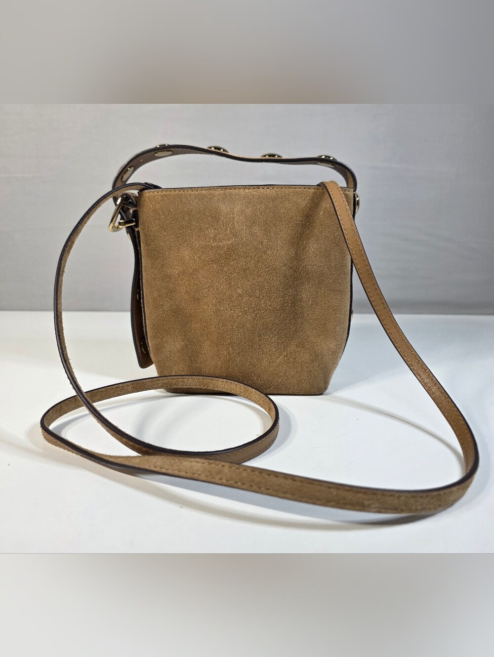Madewell The Essential Micro Bucket Tote/crossbody Like New